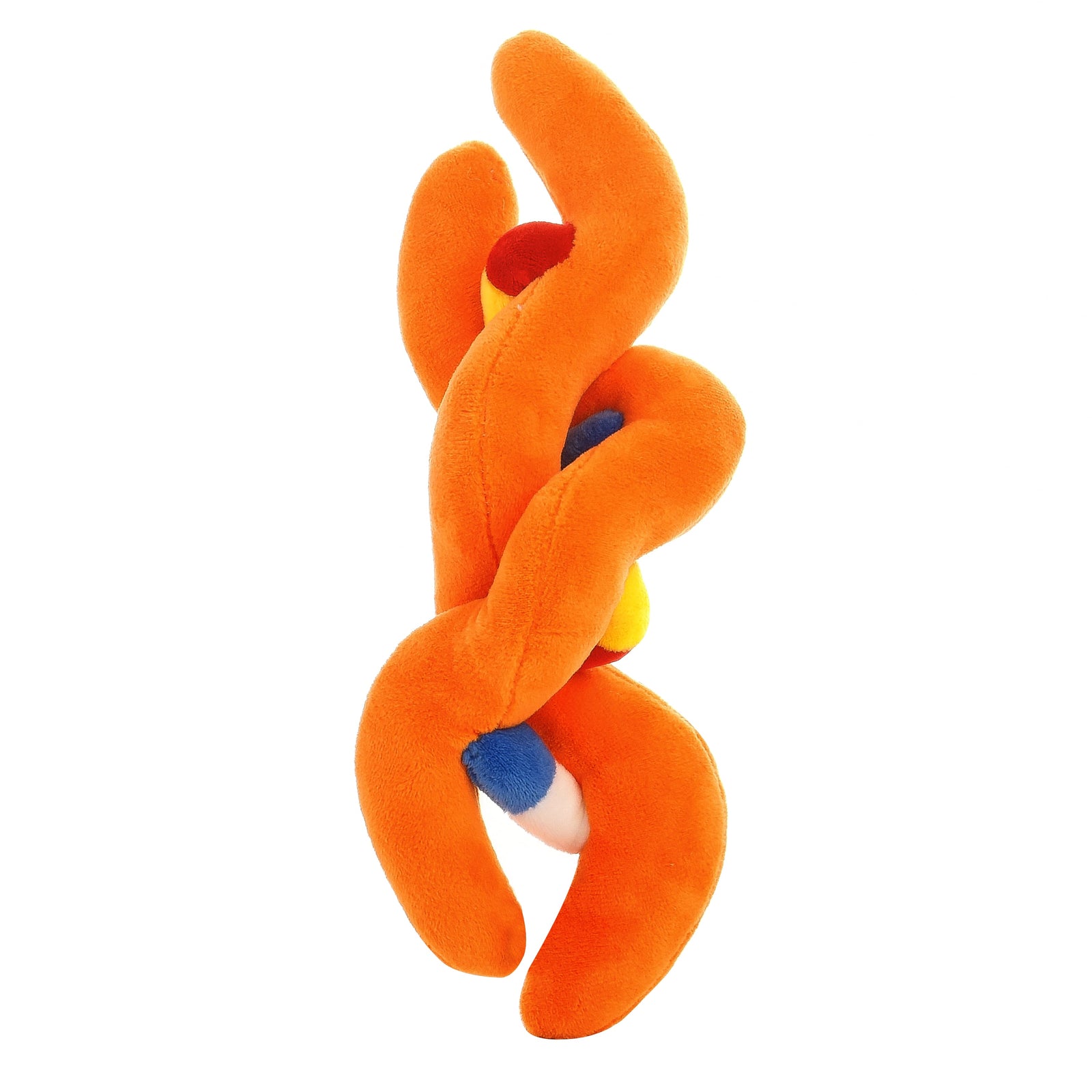 GIANTmicrobes DNA double helix plush toy front view, science gift for biology or genetics students