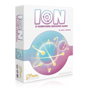 Ion compound building card game box cover, chemistry gift for science students, educational gift