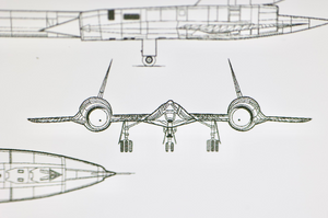 SR-71 Blackbird Titanium (Jet Blueprint)