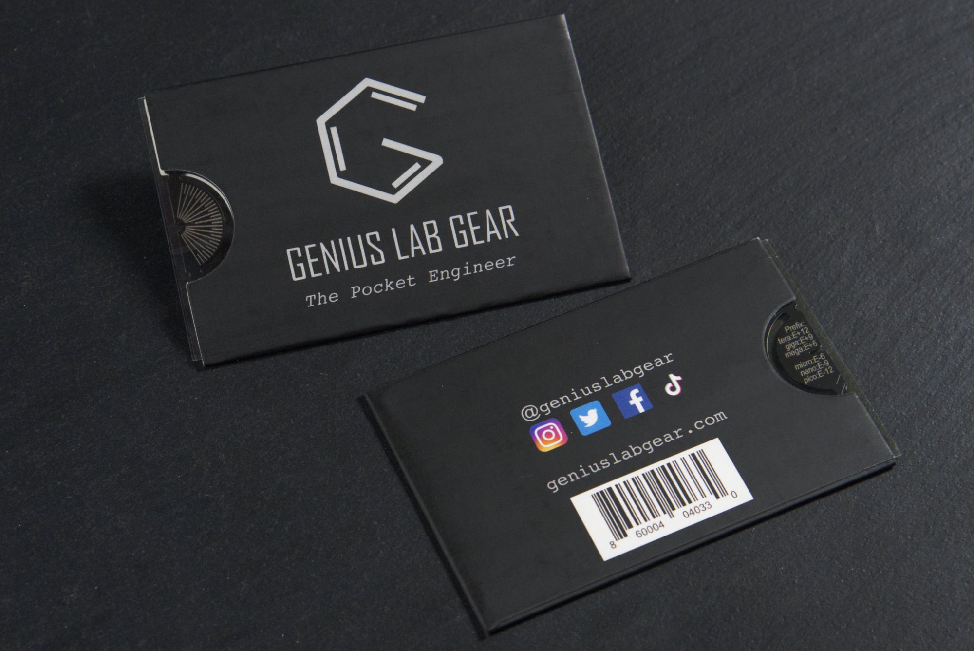 GLG - custom logo science and engineering gift swag