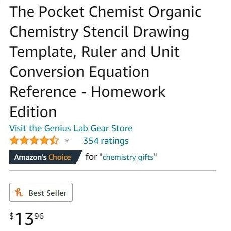 promotional giveaway item for chemistry conference event
