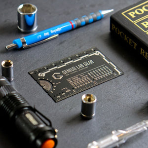 Genius Lab Gear's Pocket Engineer with xometry pocket engineer photogrammetric ruler