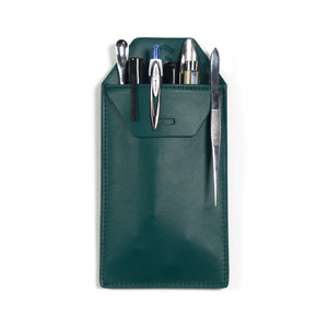 GLG - pen pencil and marker pouch holder with ID badge clip slot