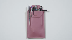 Pink pocket protector for females in science and biology