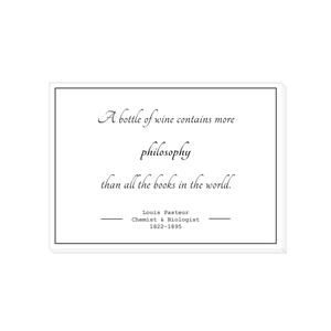 GLG - Louis Pasteur wine philosophy quote