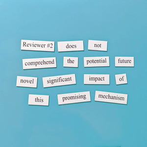 Genius Lab Gear's Reviewer #2 academic word magnets