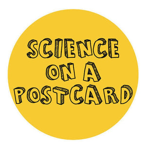 GLG - Chemist scientist enamel lapel pin badge science on a postcard