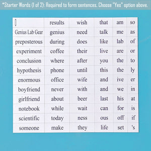 GLG - starter words magnet set 1