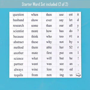 Starter word magnet set 2 made by Genius Lab Gear