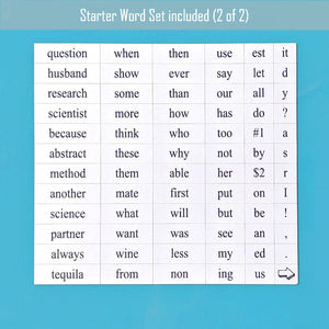 Genius Lab Gear's starter word magnet set 2