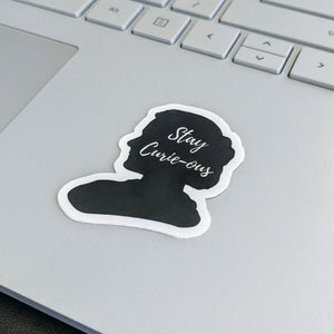 Marie curie sticker