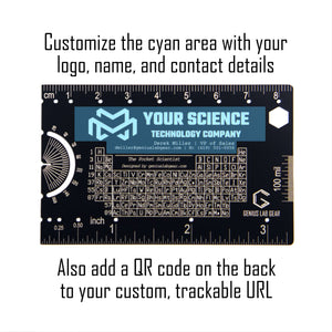 Genius Lab Gear's custom logo scientist promotional product
