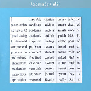 GLG - academia word magnet set 1