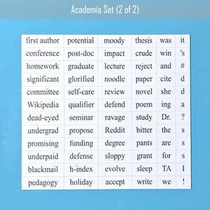 GLG - academia word magnet set 2