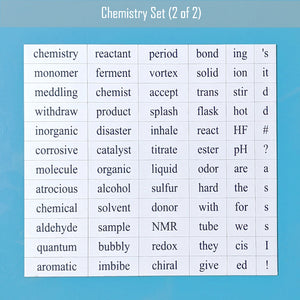 GLG - chemistry word magnet set 2