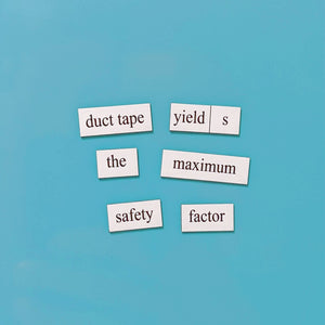 GLG - engineering word poetry magnets