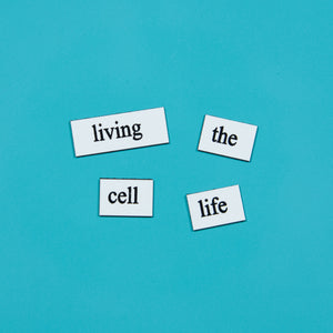 Genius Lab Gear's living the cell life science magnetic poetry