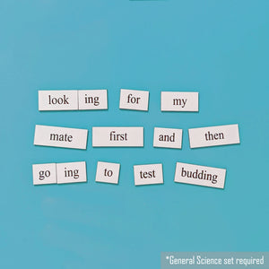 Microbiology word magnets