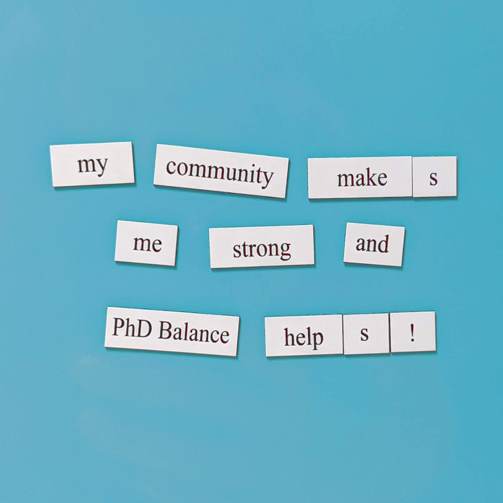 GLG - PhD Balance Word Magnets