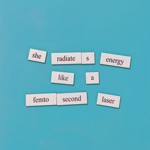 physics word magnet poetry