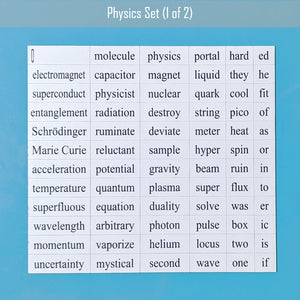 Physics word magnet set 1 by Genius Lab Gear