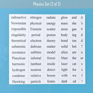 Physics word magnet set 2 by Genius Lab Gear