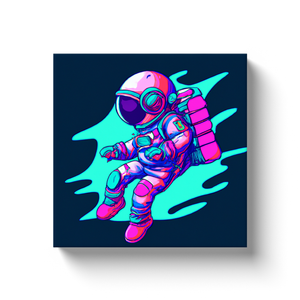 GLG - cute astronaut canvas wrap #3