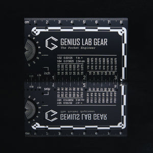 Genius Lab Gear's reflective forensic abfo #2 scale ruler for photogrammetric images
