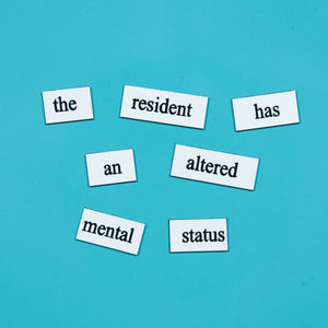 GLG - magnetic poetry for medical student gift
