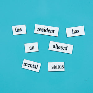 Magnetic poetry for medical student gift