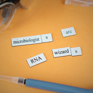 Microbiologist RNA word magnets, gift for scientists