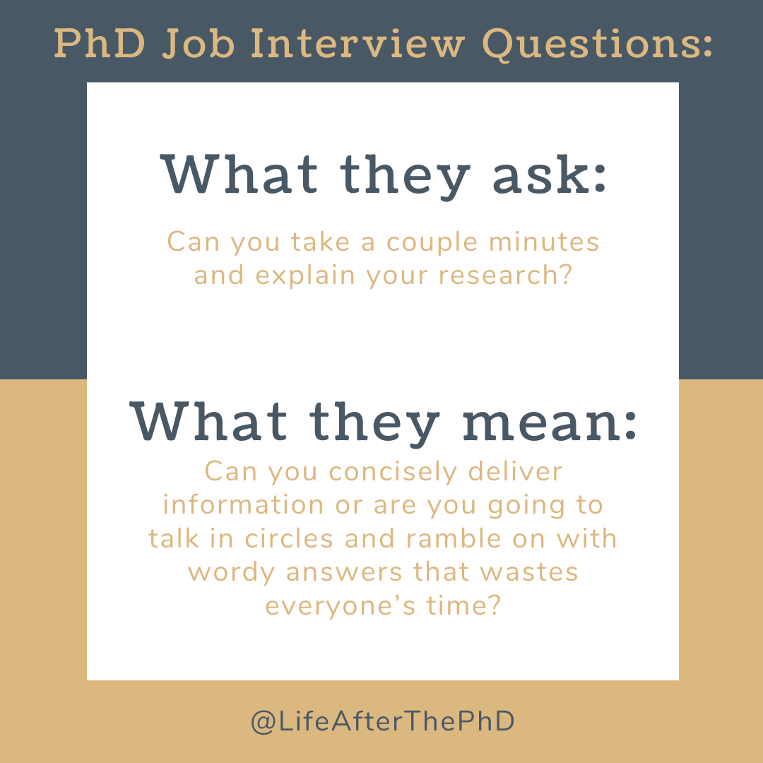 8 PhD Job Interview Questions: What They Ask vs. What They Mean