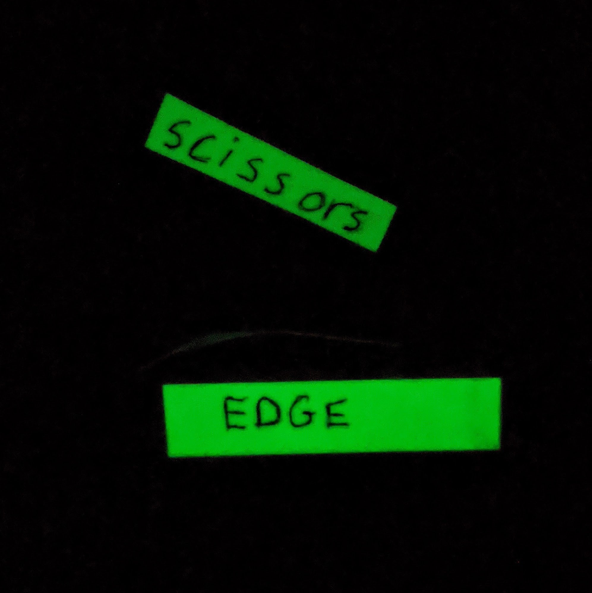 Lab Hack: Navigate the dark room using glow-in-the-dark tape