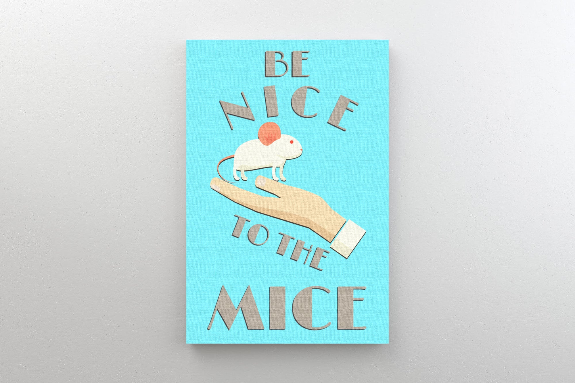 GLG - Laboratory Mice Canvas Wrap Print