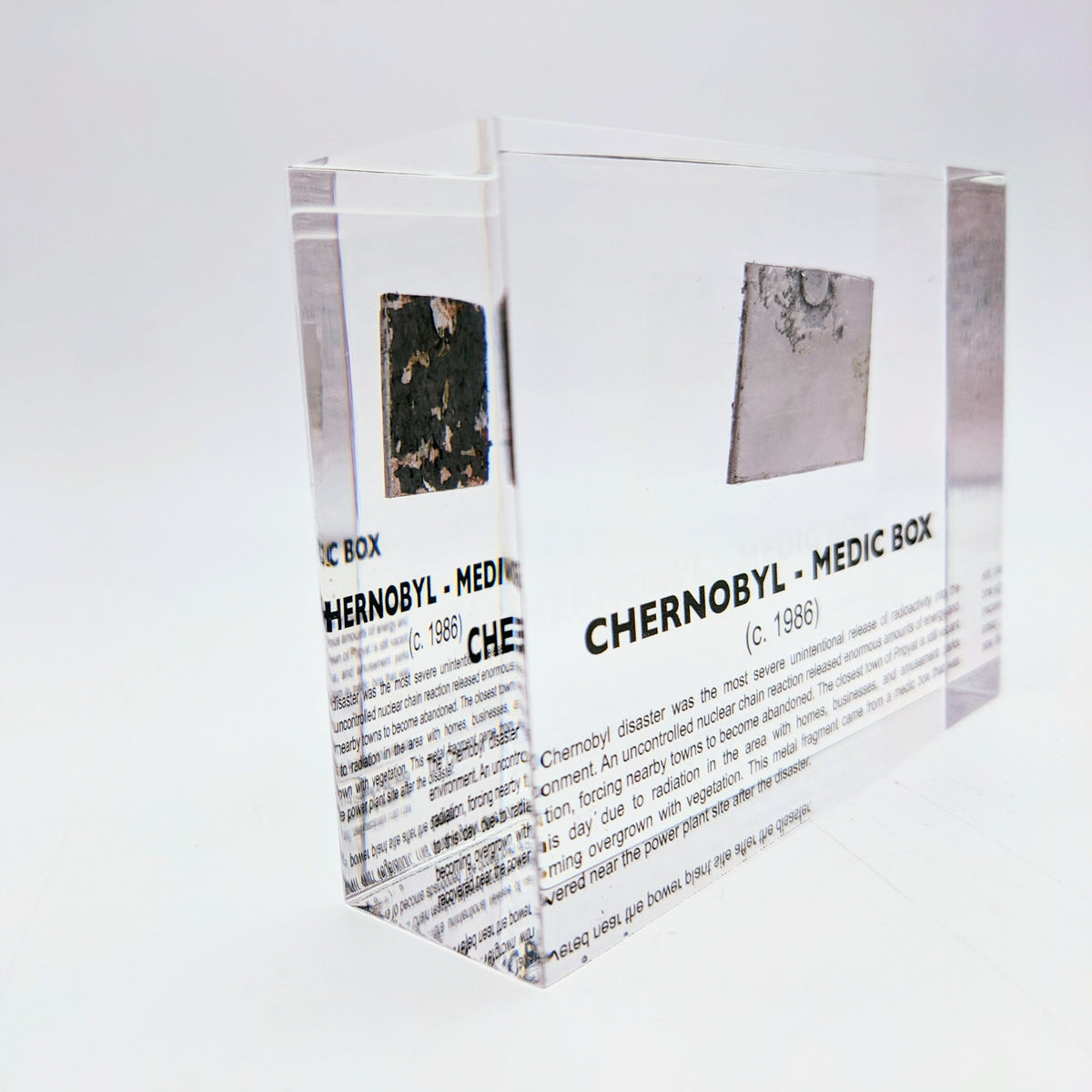 Chernobyl Medic Box with certificate of authenticity, a rare nuclear history collector gift