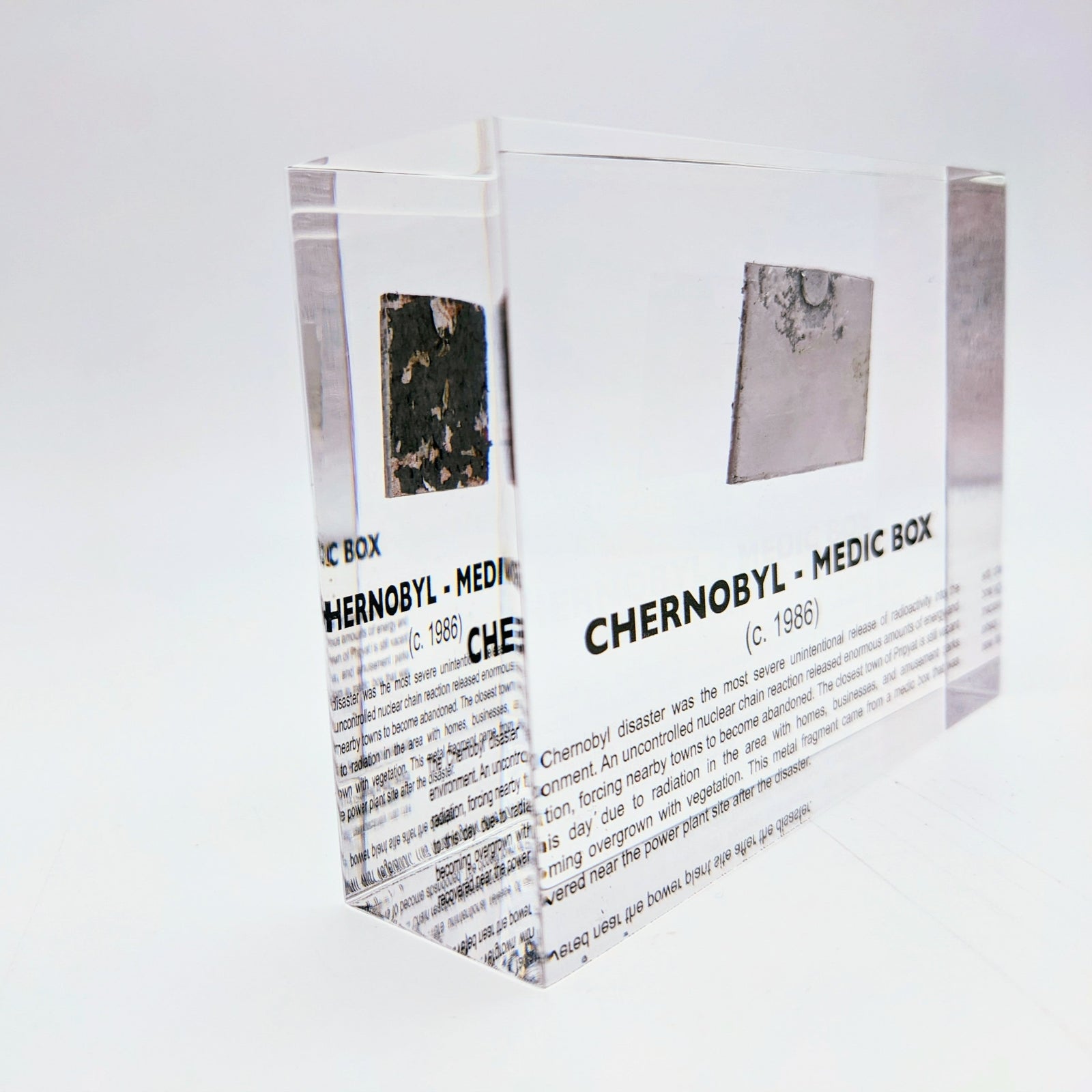 Chernobyl Medic Box with certificate of authenticity, a rare nuclear history collector gift