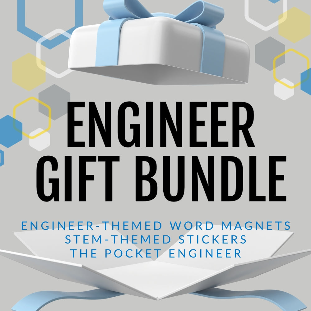 Engineer Gift Bundle product image on white background, gift for scientists