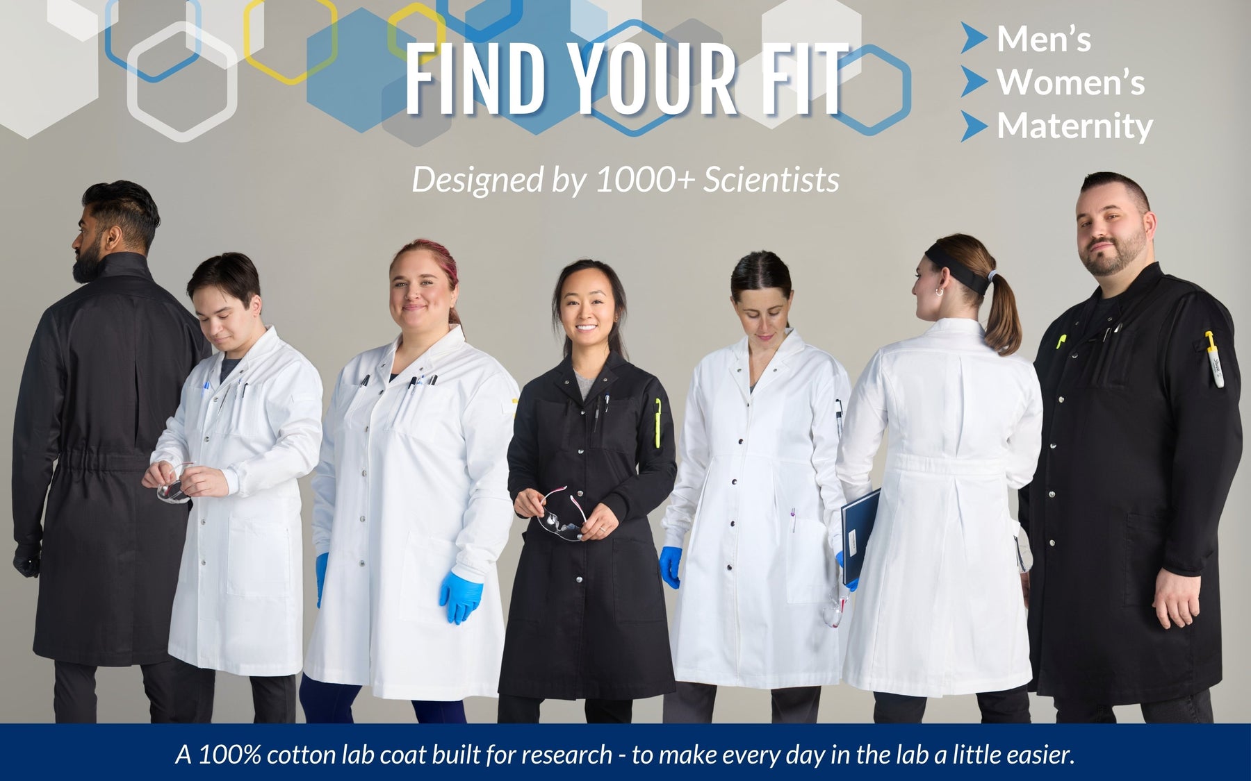Lab Coats & Scientist Gear Designed With Data From Researchers