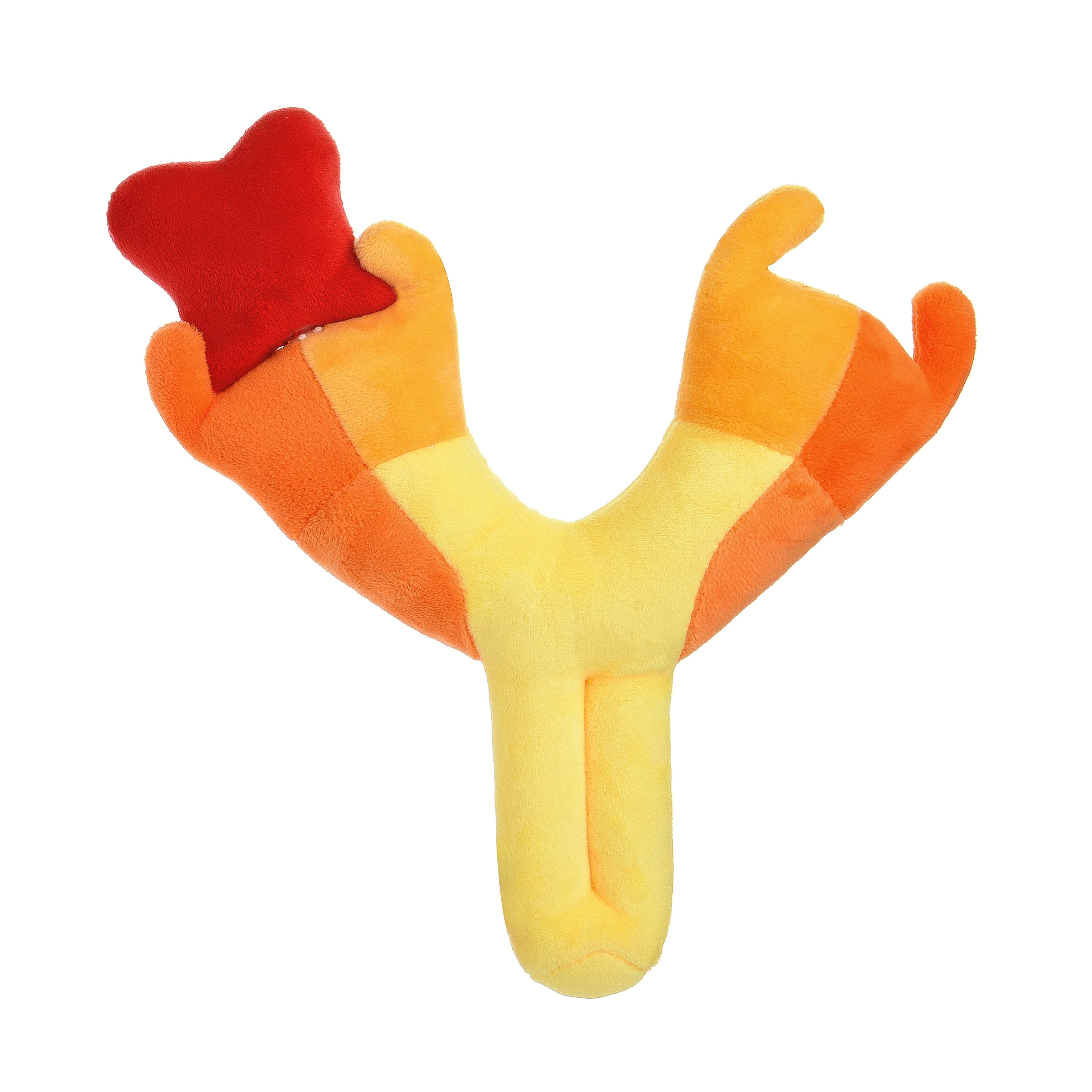 GIANTmicrobes antibody plush toy back view showing Y-shaped detail, science gift for immunology students