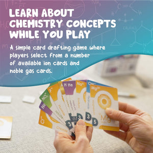 Ion compound building game components, science gift for chemistry students