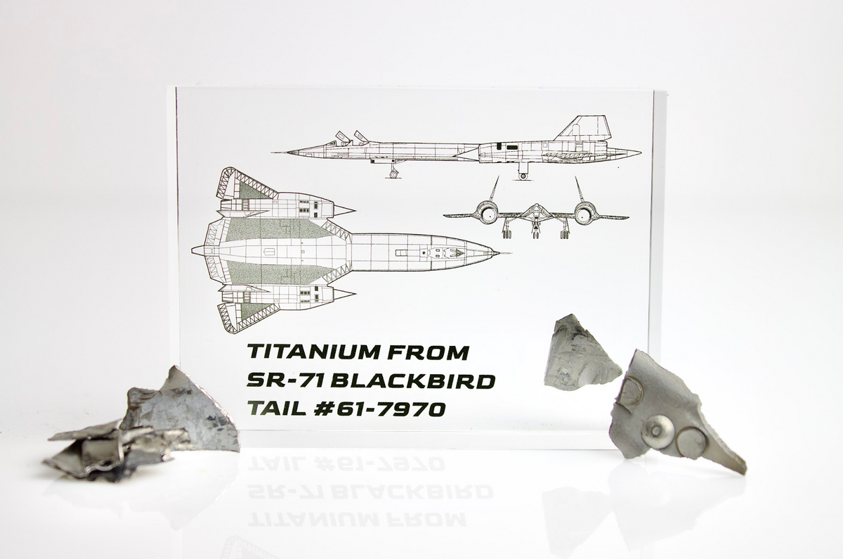 SR-71 Blackbird Titanium (Jet Blueprint)