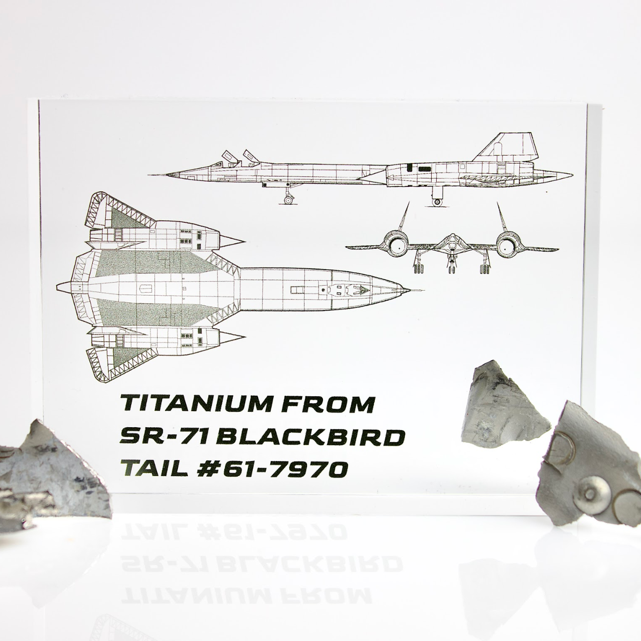SR-71 Blackbird Titanium (Jet Blueprint)