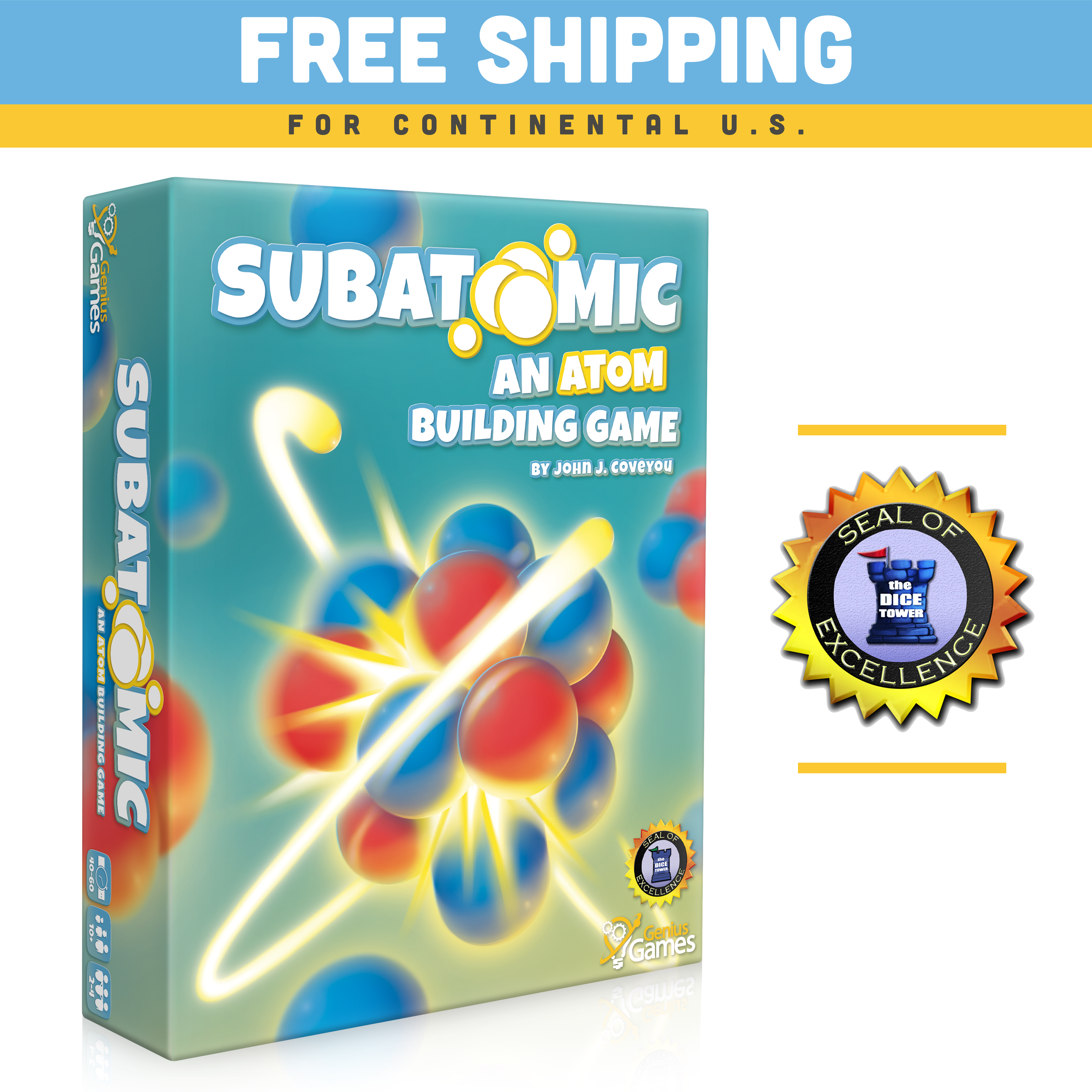 Subatomic: 2nd edition an Atom Building Game (Ages 14+)