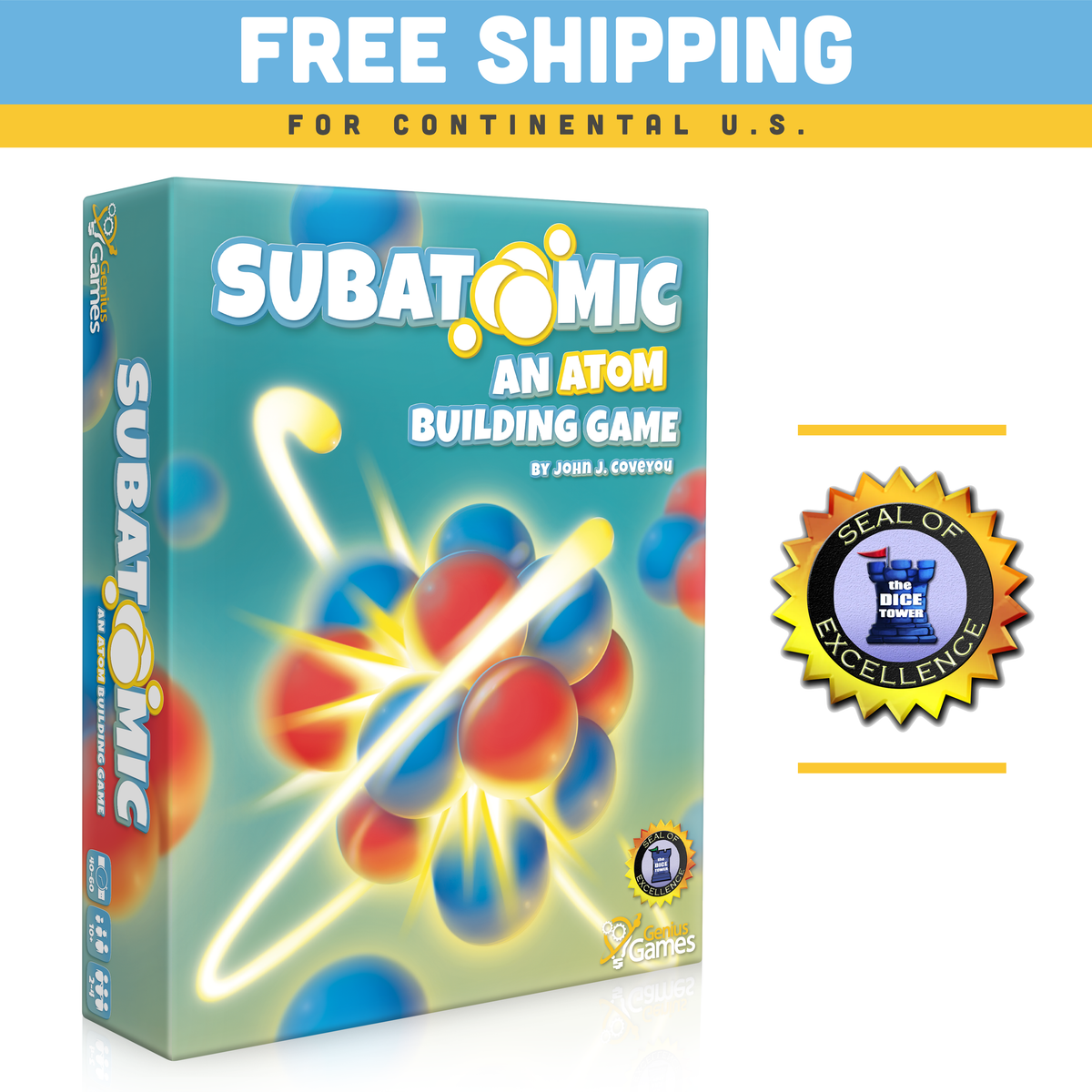 Subatomic: 2nd edition an Atom Building Game (Ages 14+)
