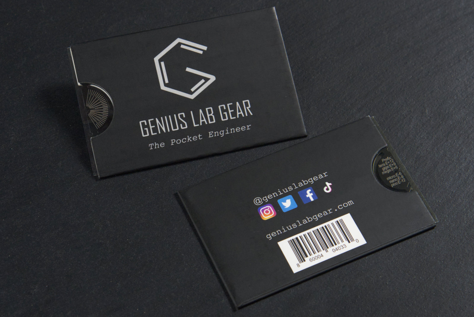 Custom logo science and engineering gift swag by Genius Lab Gear