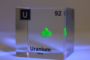 Uranium Element Cube (2 inch Autunite)