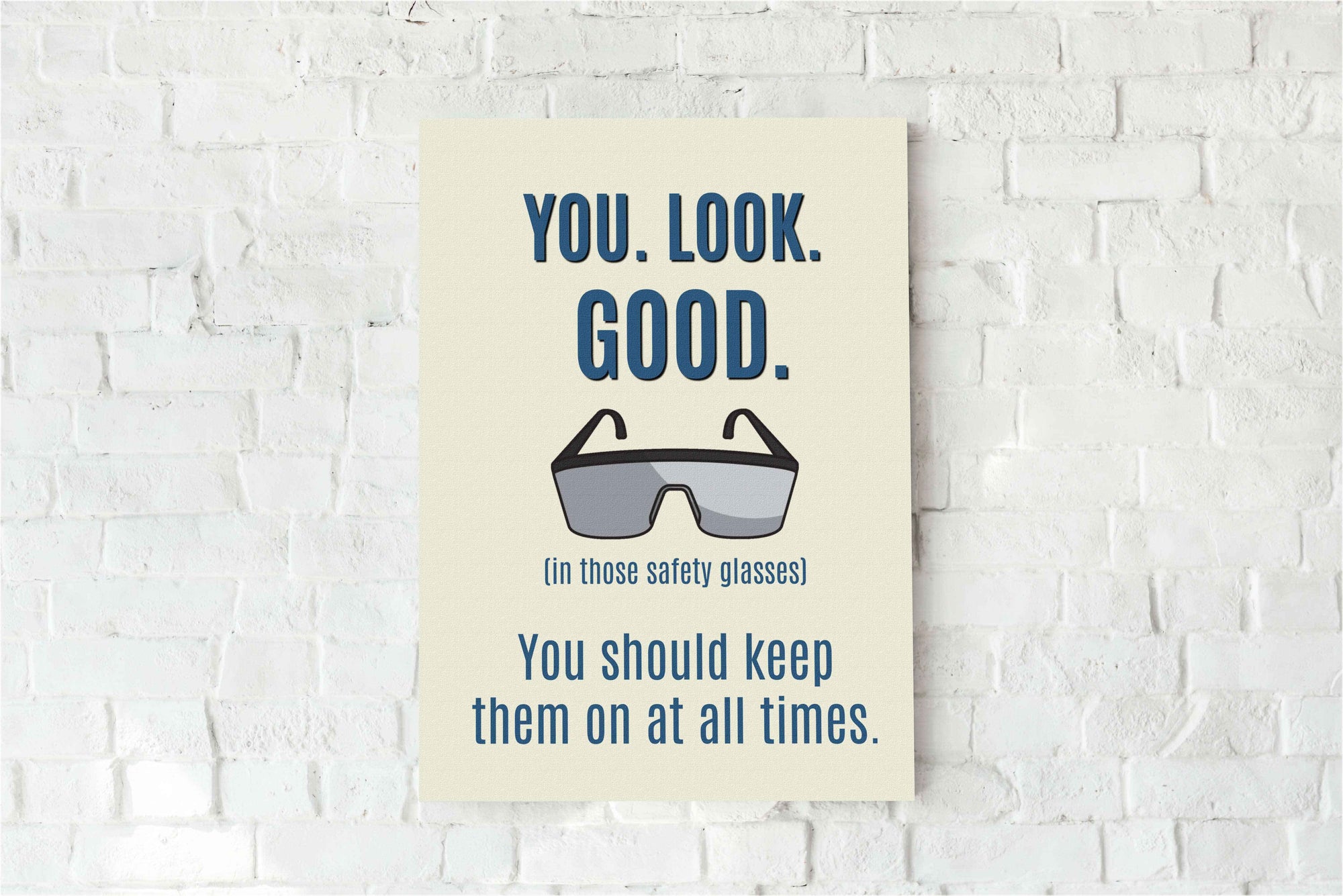 GLG - Laboratory Safety Glasses Sign