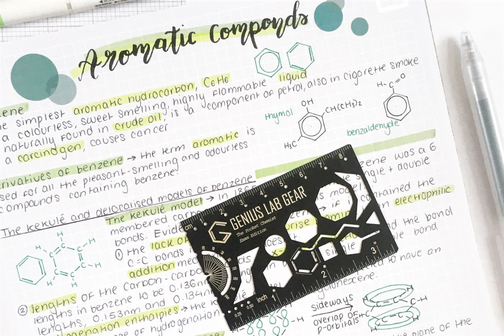 The Pocket Chemist - Organic Chemistry Stencil Drawing Template- Genius ...