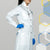 Chemistry lab coat for women with pipette holster 