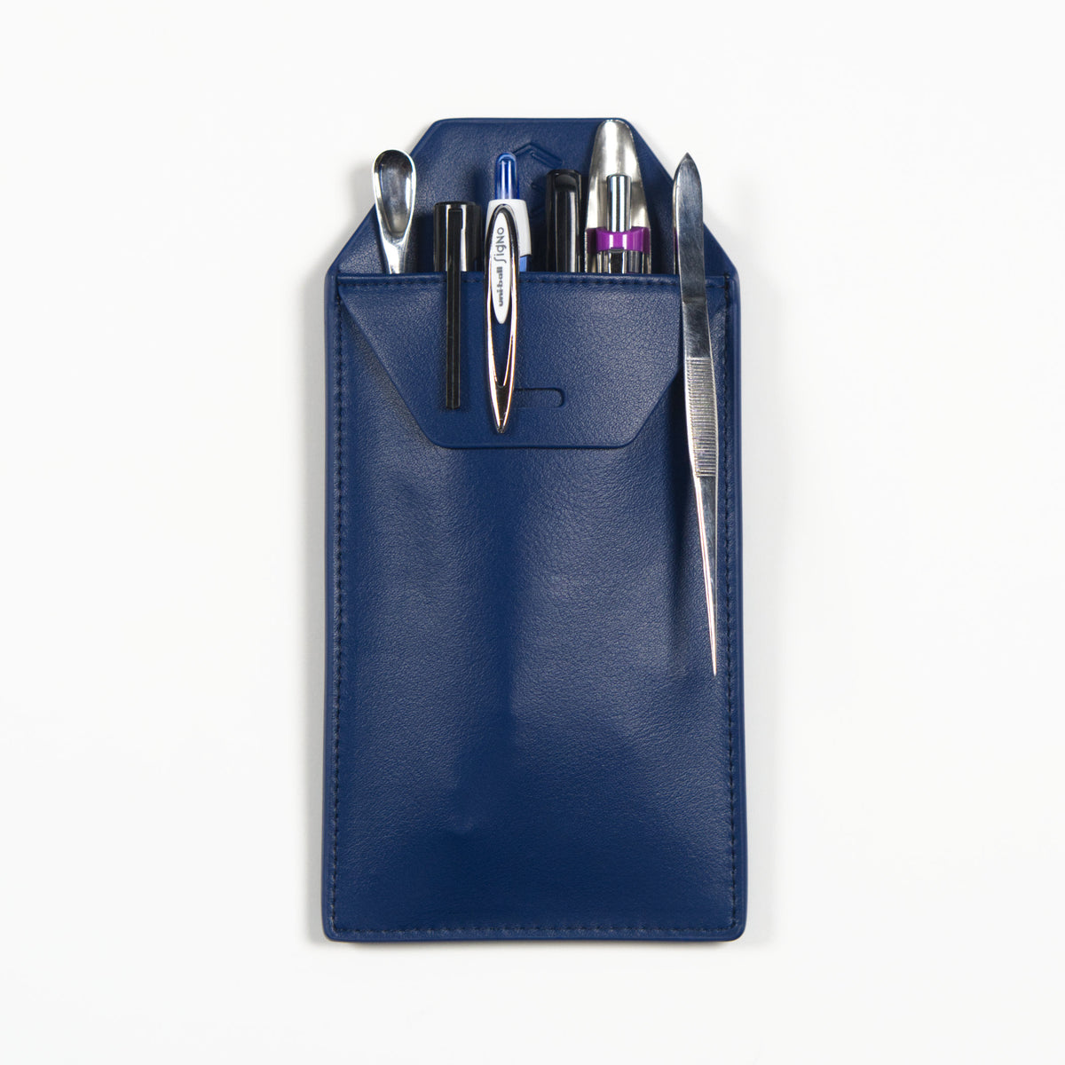 Tweezer and spatula pocket case for scientists in laboratory work